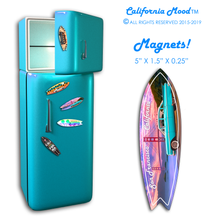 Load image into Gallery viewer, 72 SMALL WOOD SURFBOARD MAGNET MIX