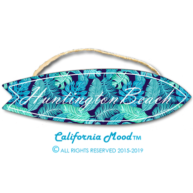 HUNTINGTON BEACH, WOOD SURFBOARD WALL HANGINGS, MAGNETS AND KEY-CHAINS PRICED FROM: