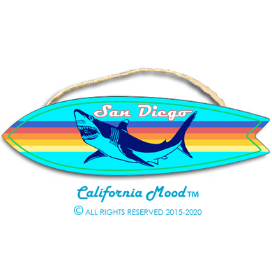 SAN DIEGO, WOOD SURFBOARD WALL HANGINGS, MAGNETS AND KEY-CHAINS PRICED FROM: