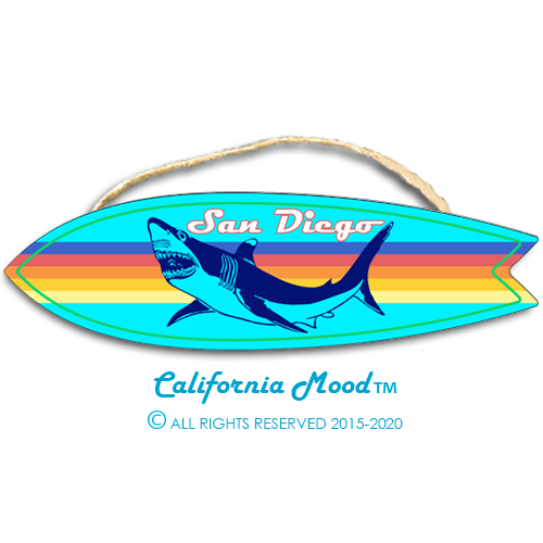 SAN DIEGO, WOOD SURFBOARD WALL HANGINGS, MAGNETS AND KEY-CHAINS PRICED FROM: