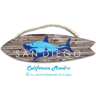 SAN DIEGO, WOOD SURFBOARD WALL HANGINGS, MAGNETS AND KEY-CHAINS PRICED FROM: