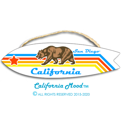 SAN DIEGO, WOOD SURFBOARD WALL HANGINGS, MAGNETS AND KEY-CHAINS PRICED FROM: