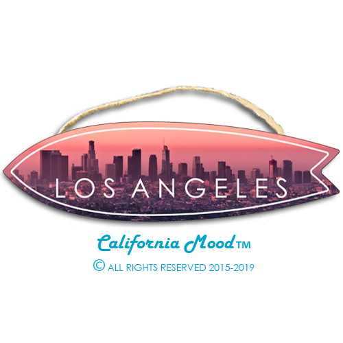 LOS ANGELES, WOOD SURFBOARD WALL HANGINGS, MAGNETS AND KEY-CHAINS PRICED FROM:
