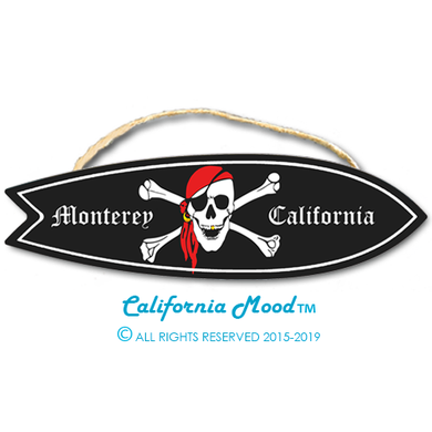 MONTEREY, WOOD SURFBOARD WALL HANGINGS, MAGNETS AND KEY-CHAINS PRICED FROM:
