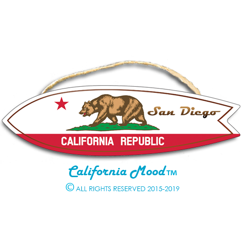 SAN DIEGO, WOOD SURFBOARD WALL HANGINGS, MAGNETS AND KEY-CHAINS PRICED FROM: