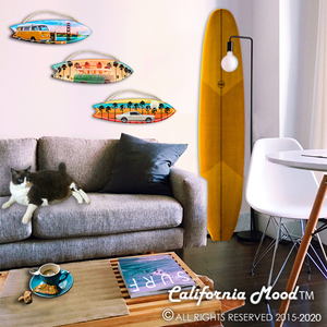 SAN DIEGO, WOOD SURFBOARD WALL HANGINGS, MAGNETS AND KEY-CHAINS PRICED FROM: