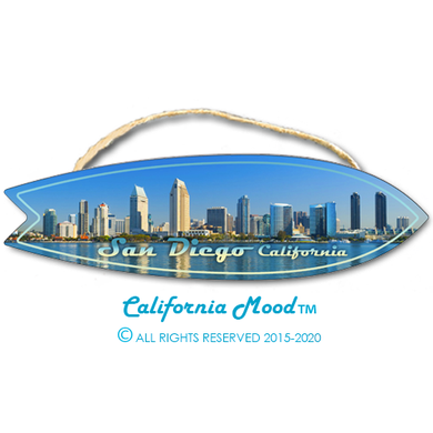 SAN DIEGO, WOOD SURFBOARD WALL HANGINGS, MAGNETS AND KEY-CHAINS PRICED FROM: