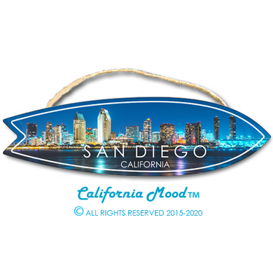 SAN DIEGO, WOOD SURFBOARD WALL HANGINGS, MAGNETS AND KEY-CHAINS PRICED FROM: