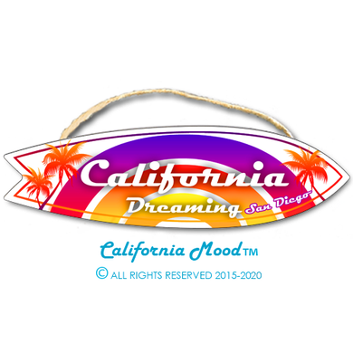 SAN DIEGO, WOOD SURFBOARD WALL HANGINGS AND MAGNETS PRICED FROM: