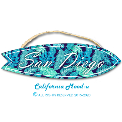 SAN DIEGO, WOOD SURFBOARD WALL HANGINGS, MAGNETS AND KEY-CHAINS PRICED FROM: